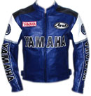Yamaha Motorrad Rindsleder Jacke