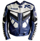 Yamaha R6 veste de couleur bleue