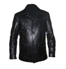 Herren stilvolle schwarze Farbe soft Lederjacke