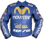 Honda Movistar Telefonica Repsol Lederjacke