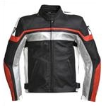 Motorradfahrer Lederjacke