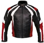 Männer Trendfarbe Motorrad Lederjacke