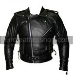 Männer klassisches Bestnote Motorrad-Lederjacke