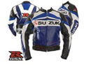 SUZUKI GSXR Marke Motorrad Lederjacke
