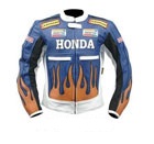 Stilvolle Honda Repsol Motorrad Lederjacke