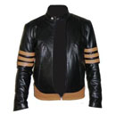 X Men stil schwarz braun weichen Anilin Leder Jacke
