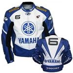 Yamaha 6 Joe Rocket Motorrad-Lederjacke