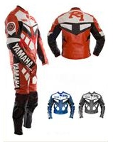 Yamaha R1 rot Motorrad Lederkombi