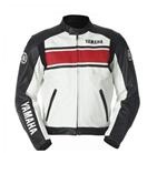 Yamaha stilvolle Motorradrennen Lederjacke