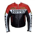 Ferrari Motorcycle Leather Jacket